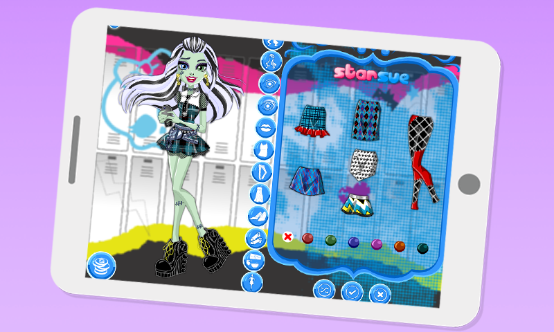Dress up Frankie Monster Game Screenshot