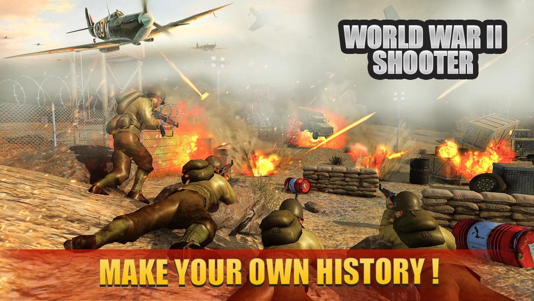Screenshot of World War Mission: WW2 Shooter