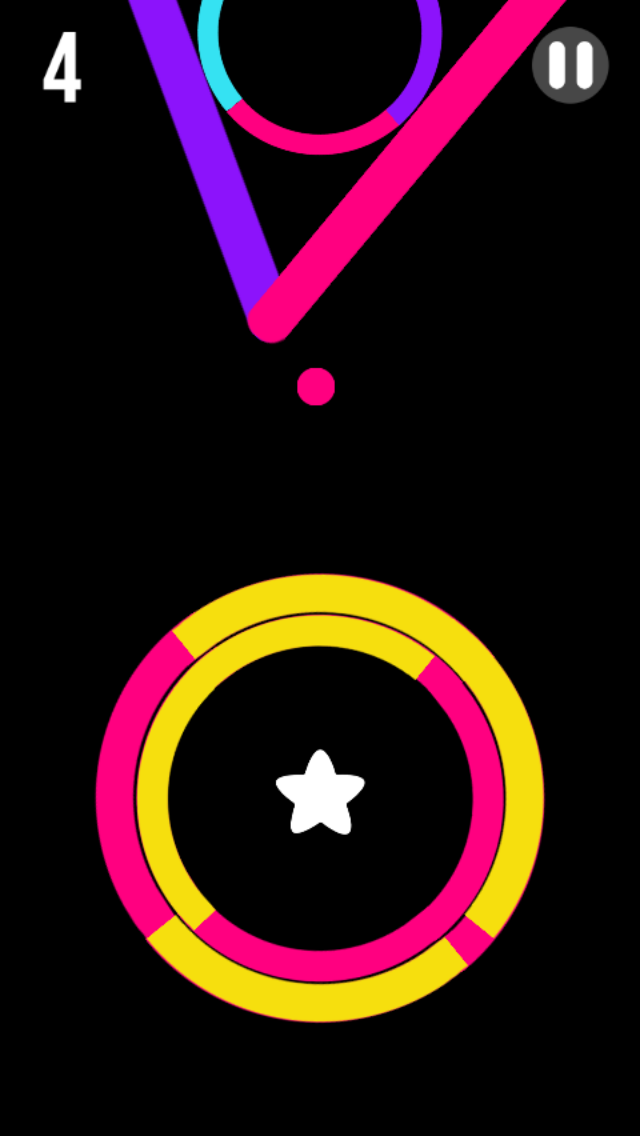 Cuplikan Layar Game Color Switch !