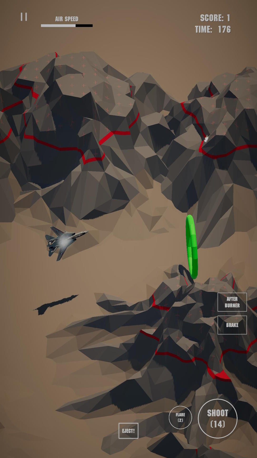 Jet Attack Move 게임 스크린 샷
