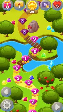 森林爆破:ダイヤモンドマッチ3 ゲームのスクリーンショット