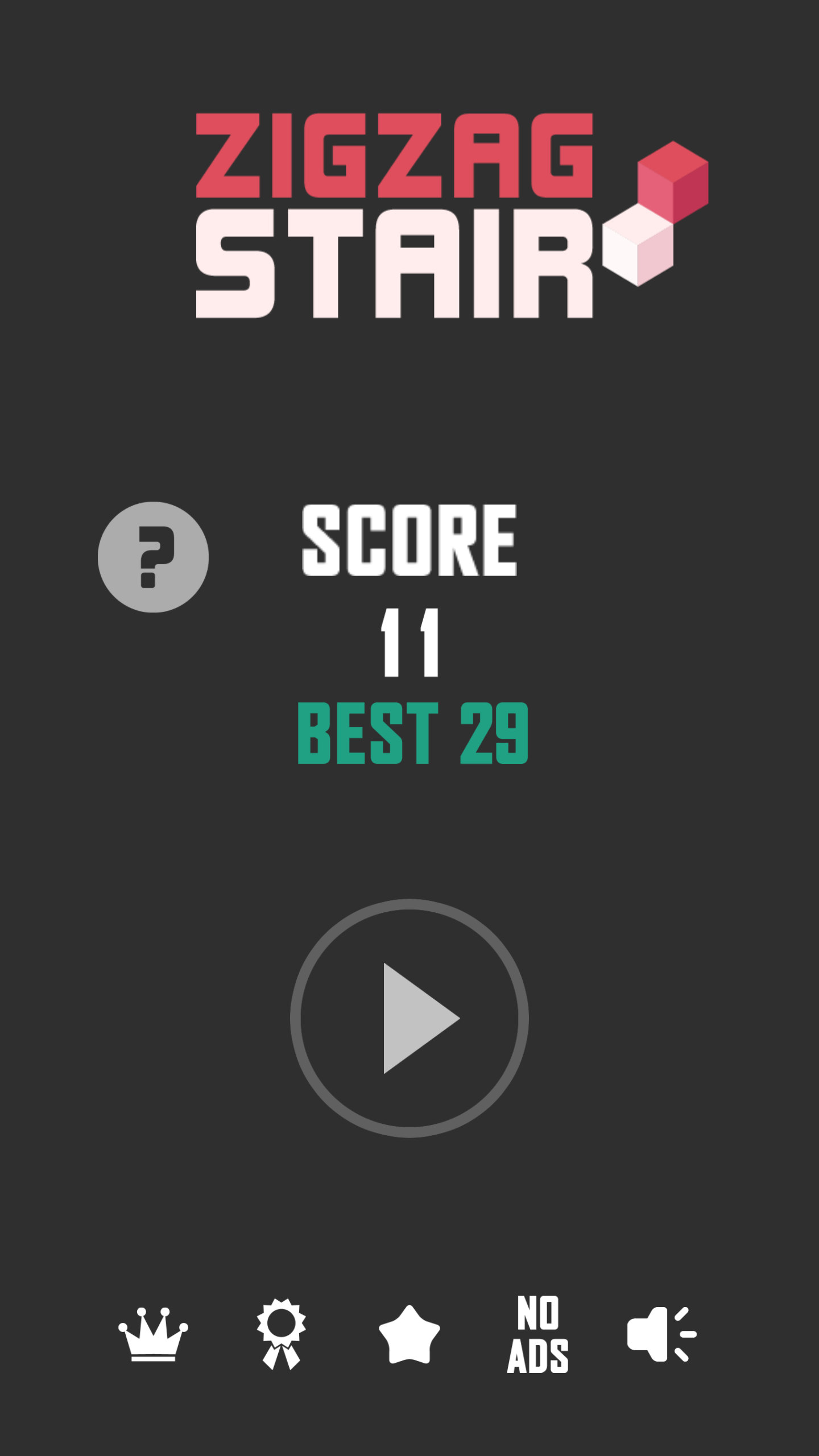 Zigzag Stair Game Screenshot