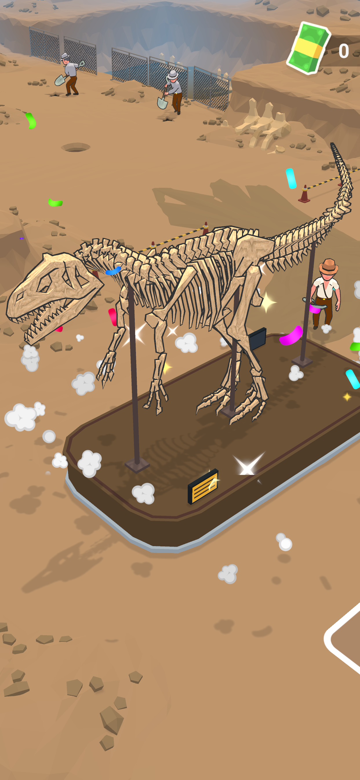 Dino Dig Tycoon Game Screenshot