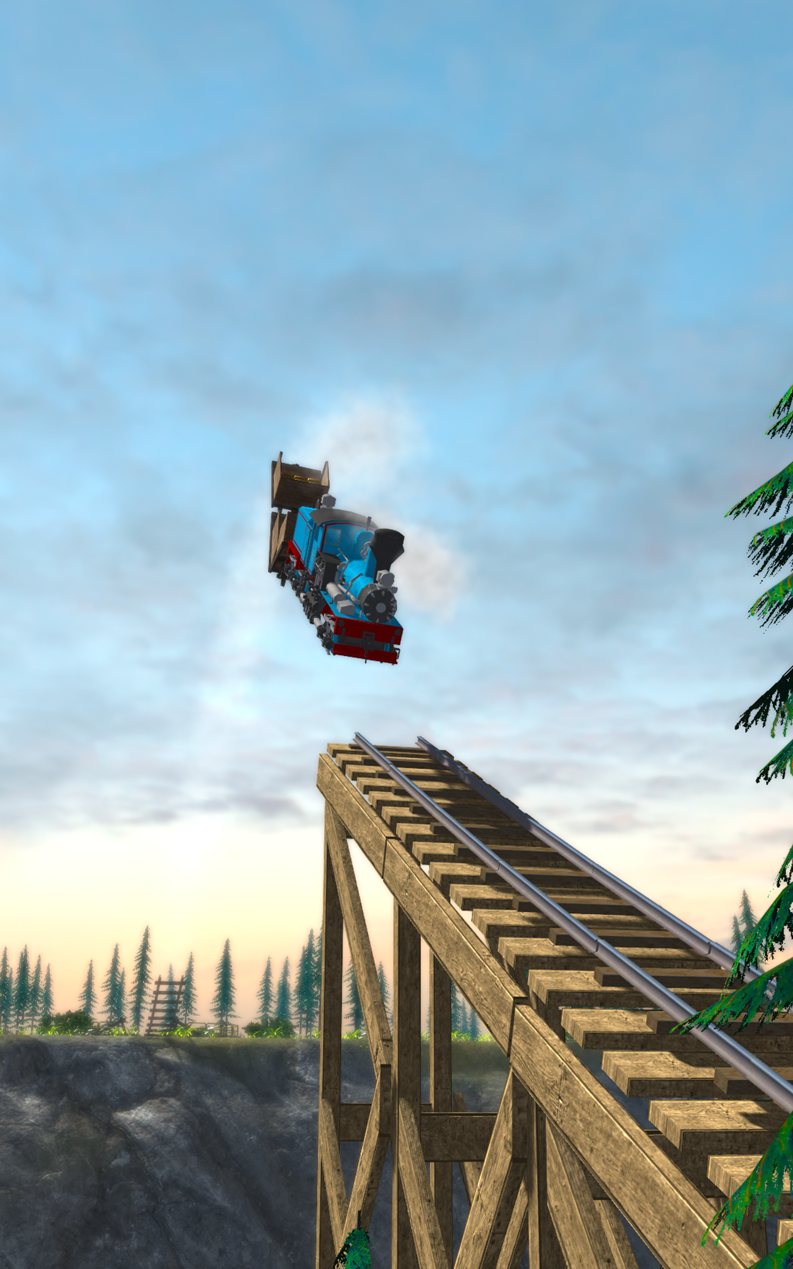 Slingshot Train screenshot game