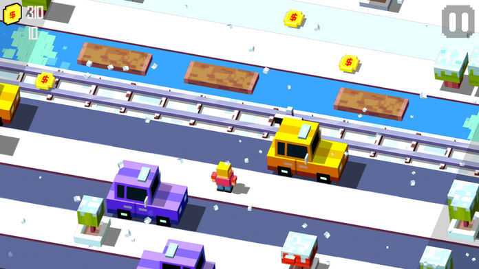 Screenshot of Road Cross Endless