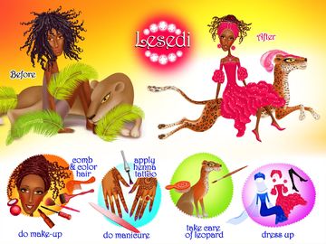 Скриншот игры Magic Princess Makeover