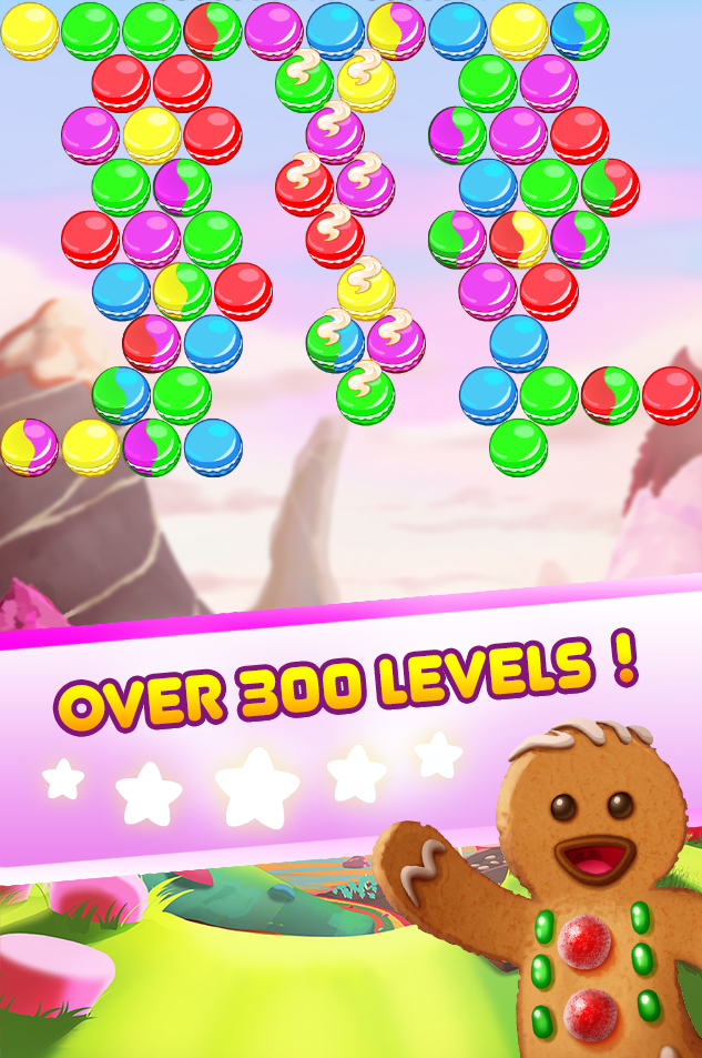 Cookie Pop Bubble Shooter Game Screenshot