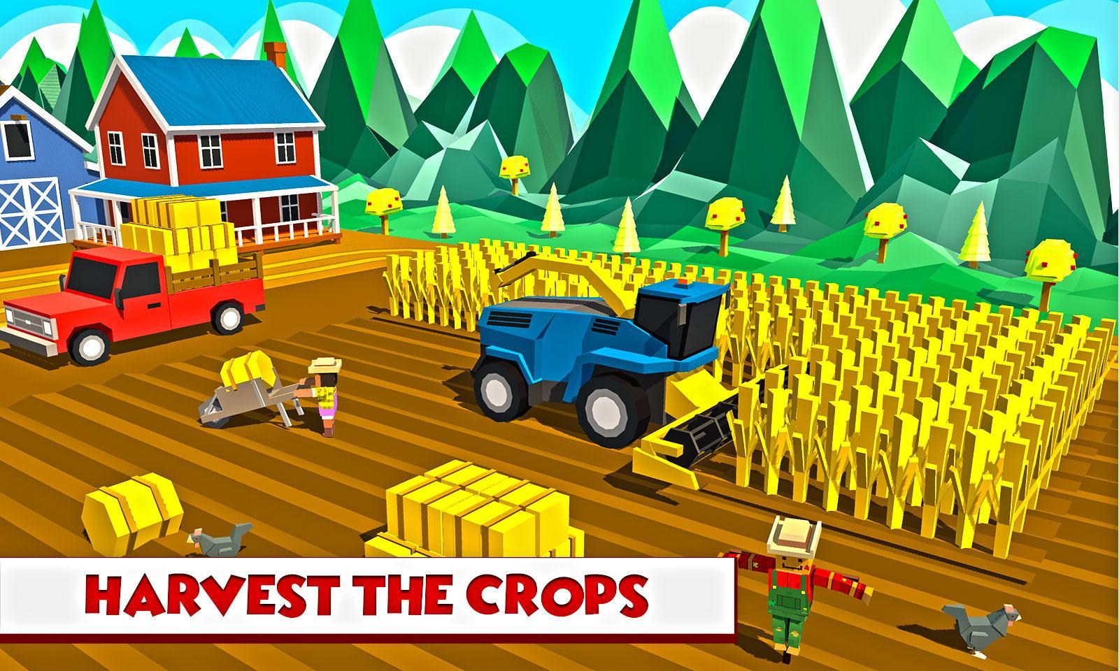 Screenshot 1 of Tiny Farmer Family : 거물 건설 및 농업 시뮬레이션 1.1