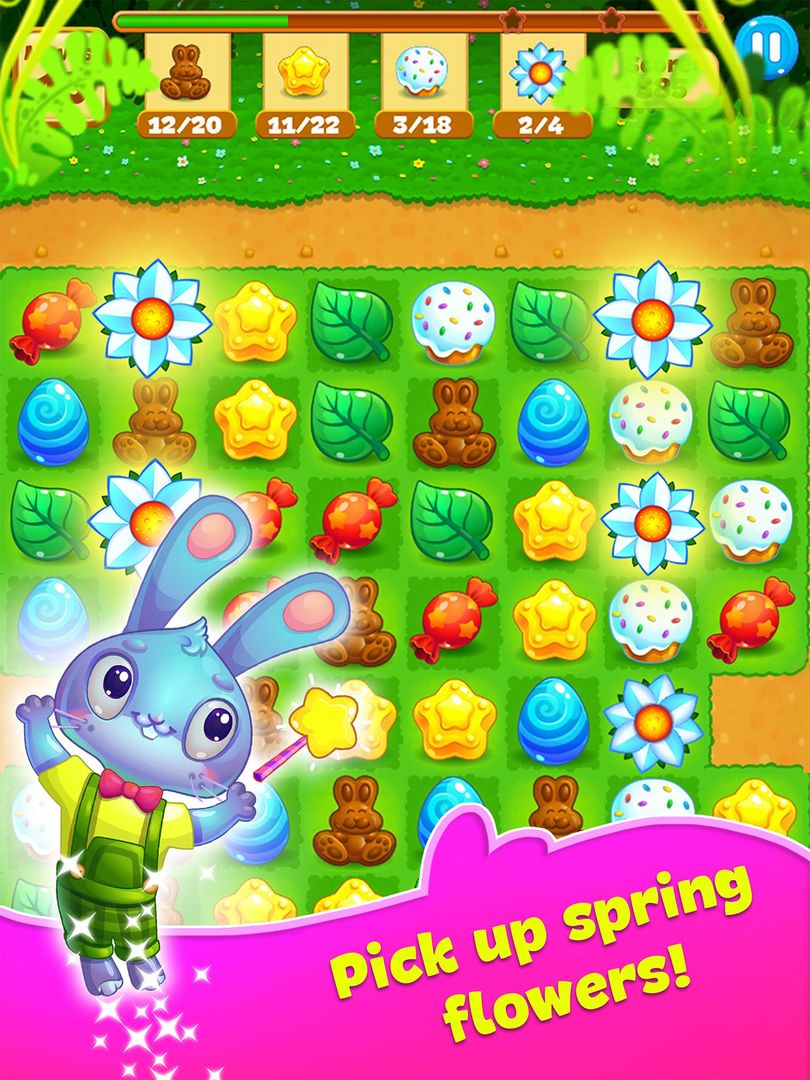 Easter Sweeper - Chocolate Candy Match 3 Puzzle 게임 스크린 샷