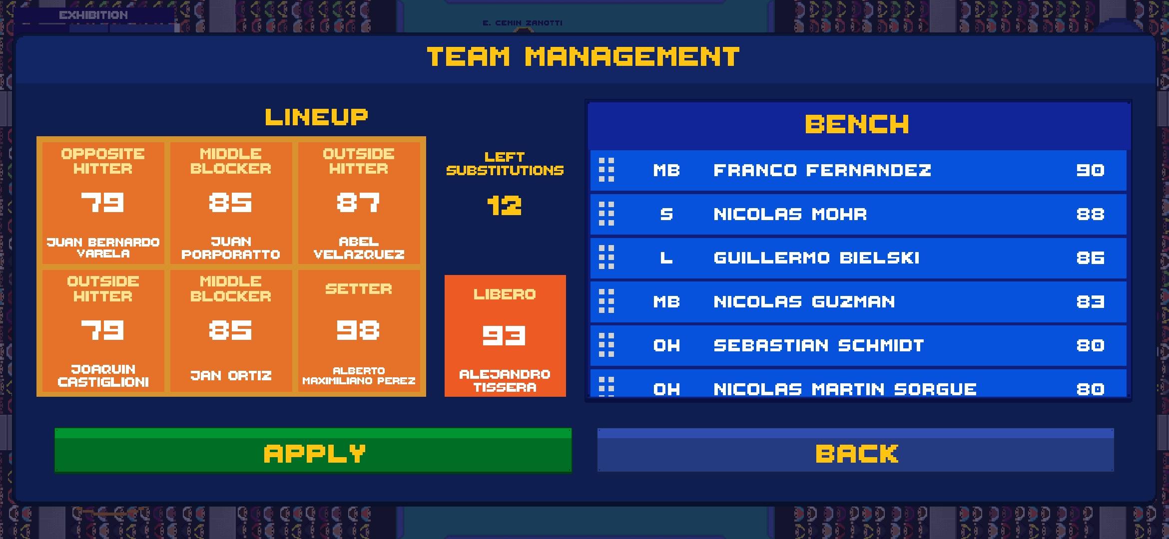 Screenshot of Volley 23 - Volleyball Game