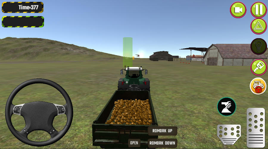 Riding a Tractor Simulator ภาพหน้าจอเกม