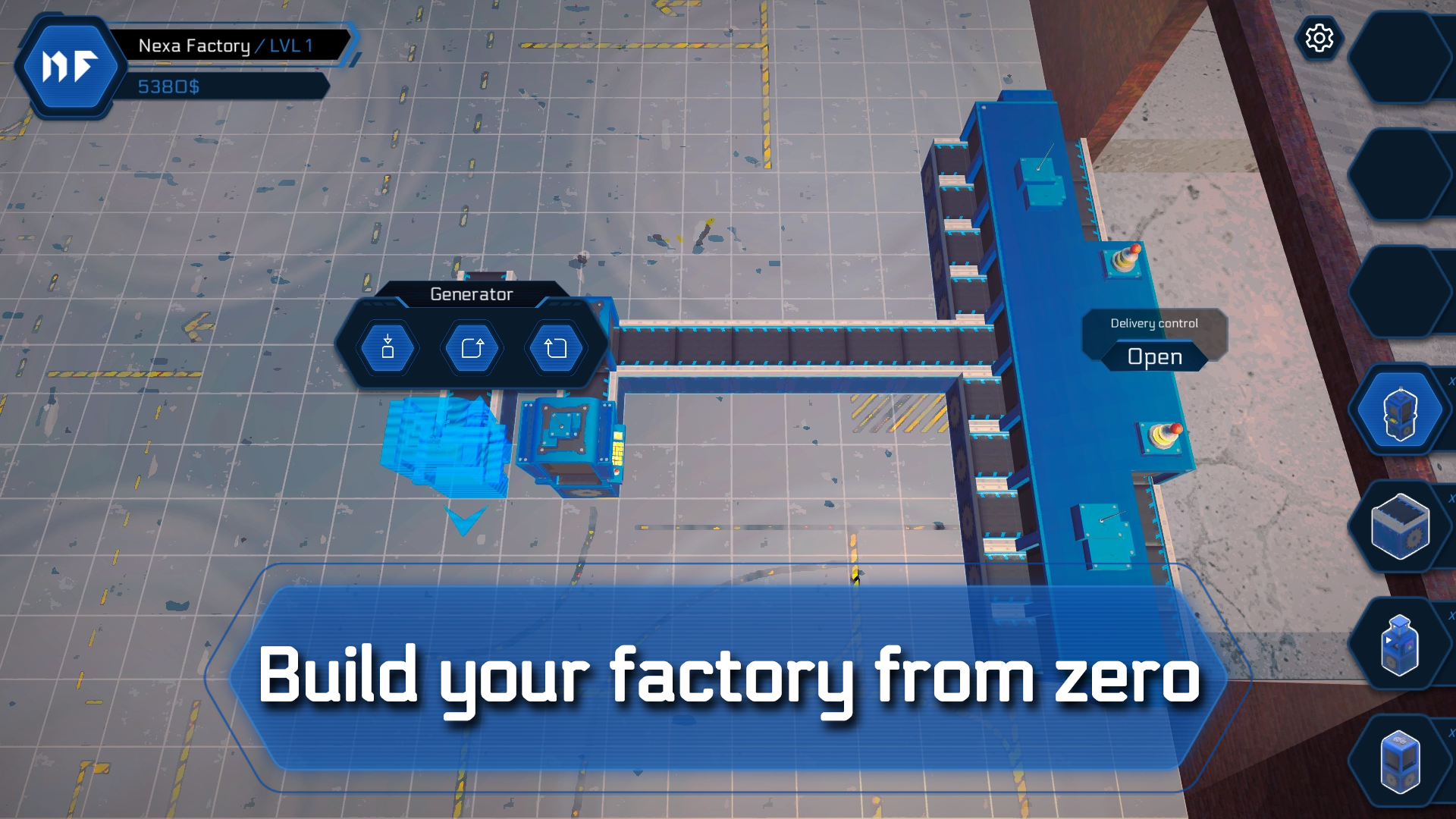 Assemblands - Factory Game Game Screenshot