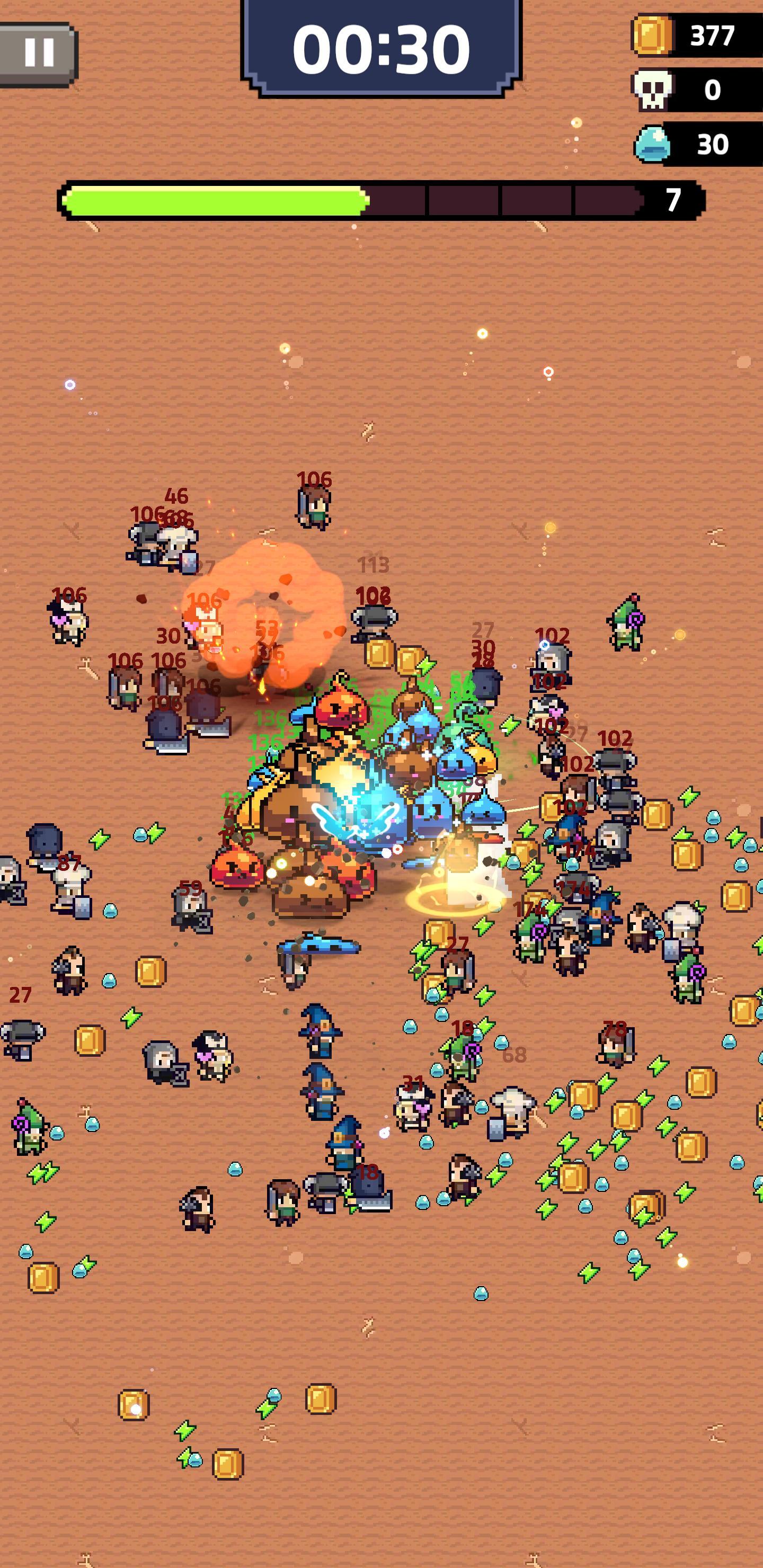 Too Many Slimes 遊戲截圖