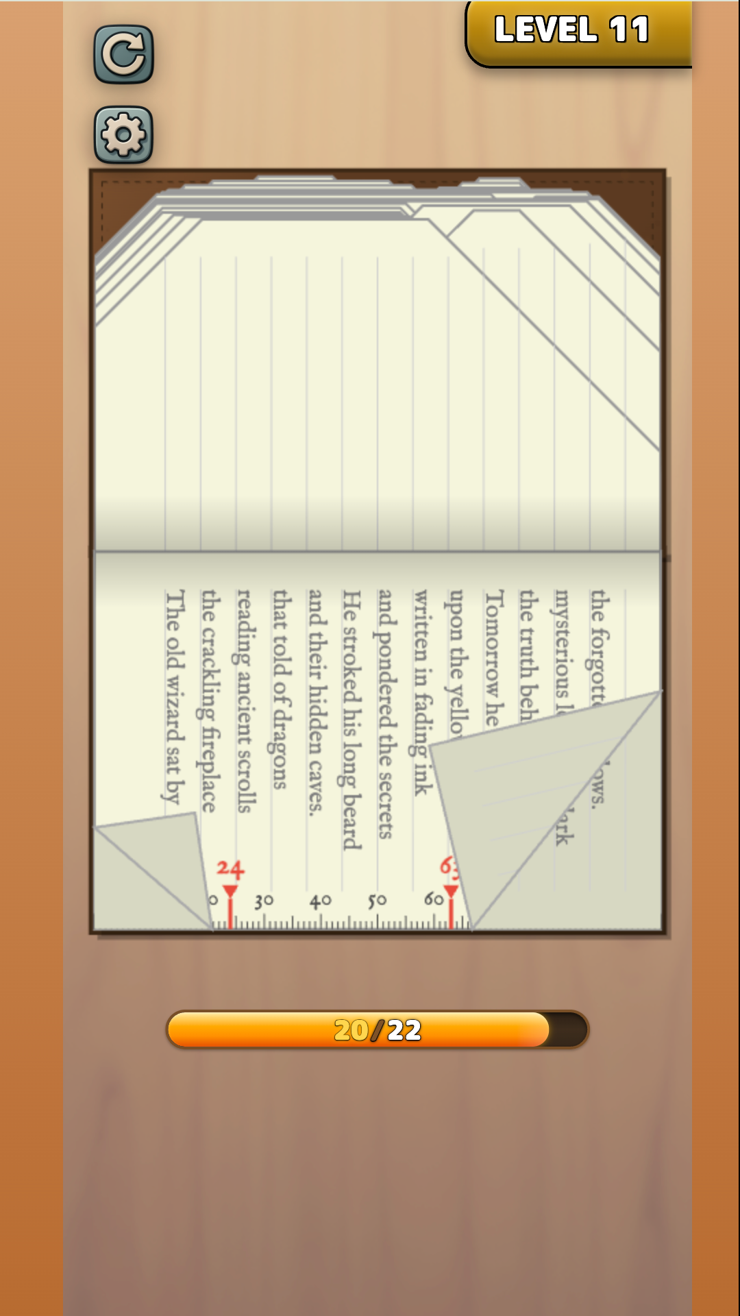 Book Folding Game Screenshot