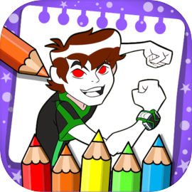 ben coloring 10 ultimate of tens aliens