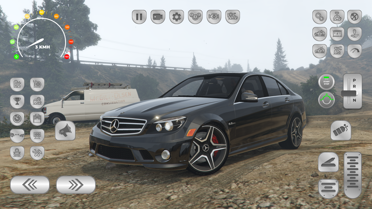 Car Driver Extreme C63 Benz 게임 스크린샷