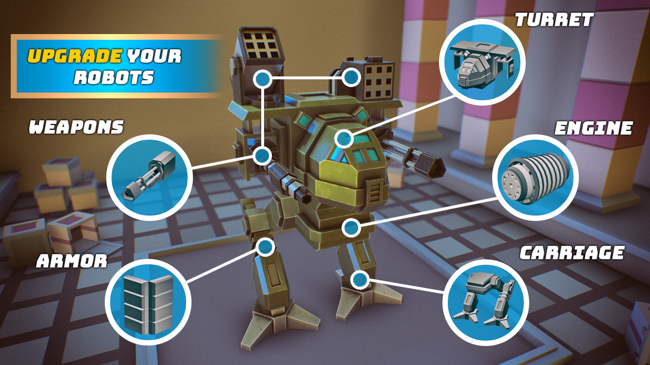 Grand Robots Battleground Game Screenshot