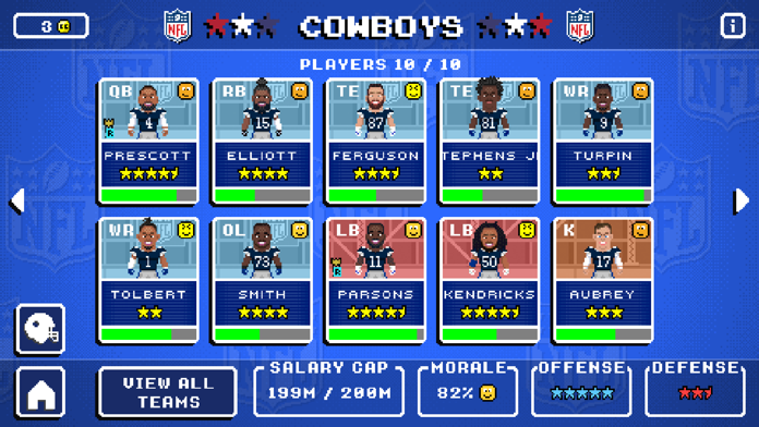 NFL Retro Bowl '25 Game Screenshot