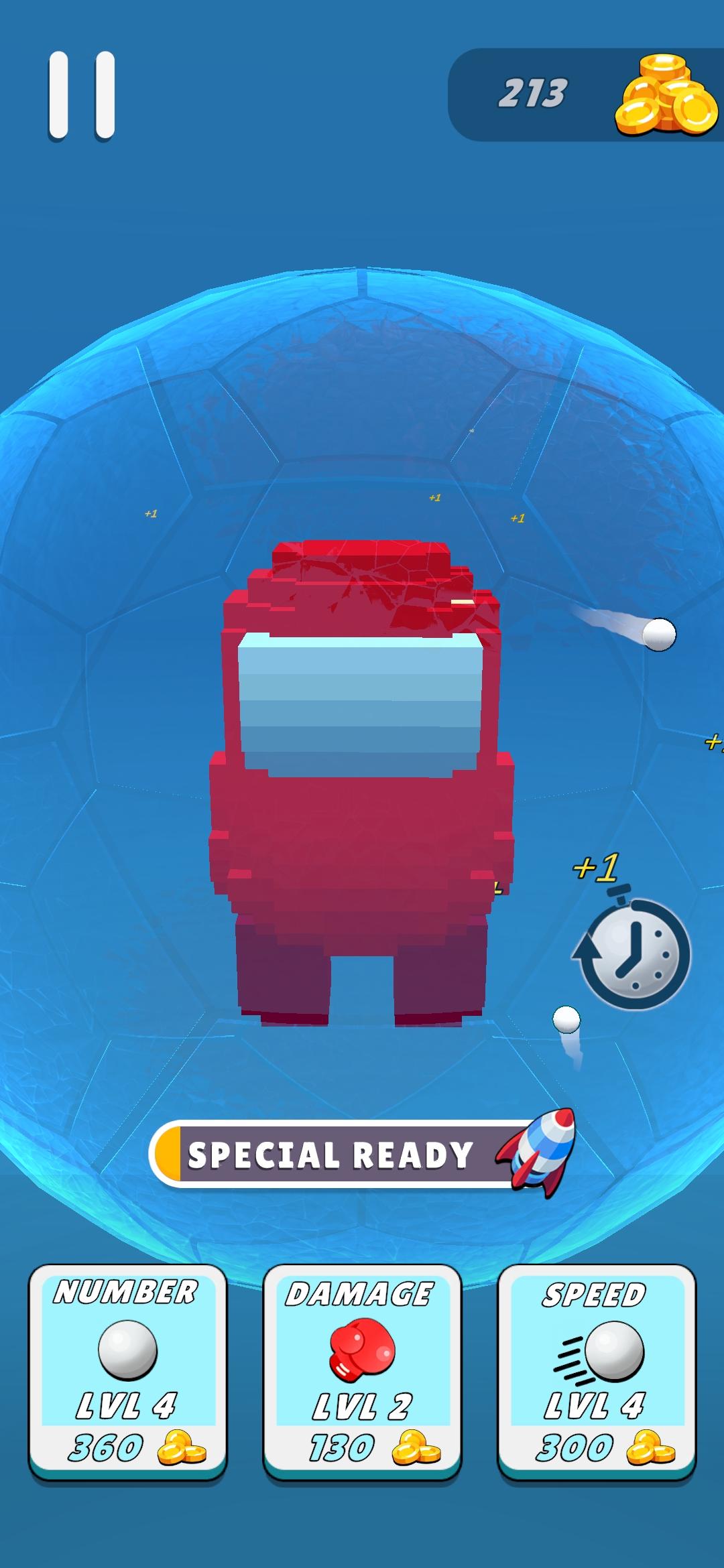 Idle Clicker: Ball Blast Game Screenshot