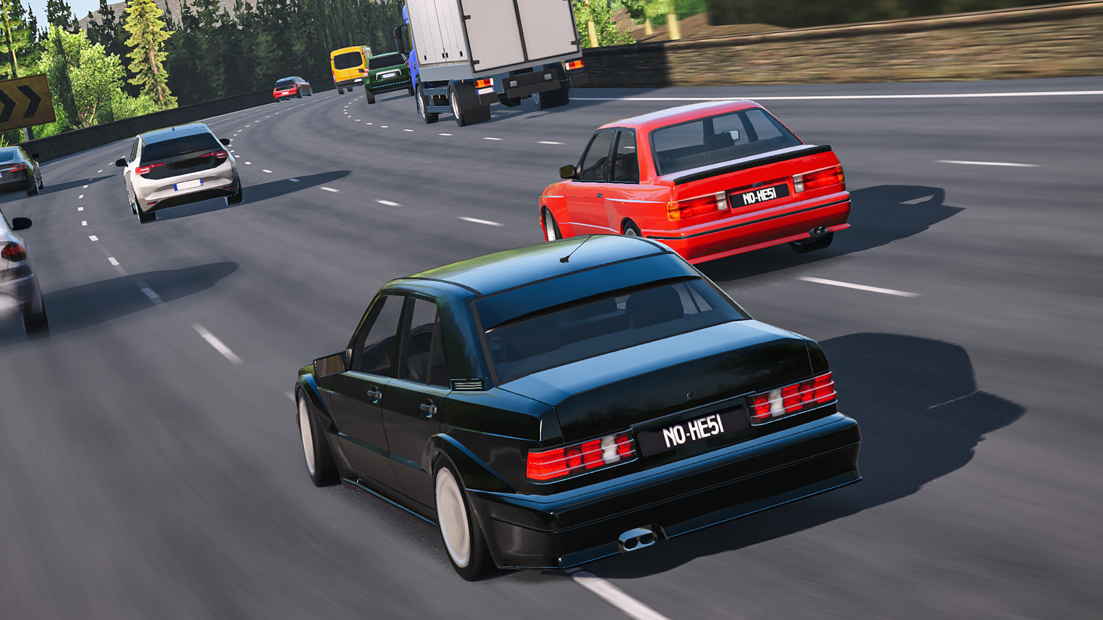 Screenshot of No Hesi Car Traffic Racing