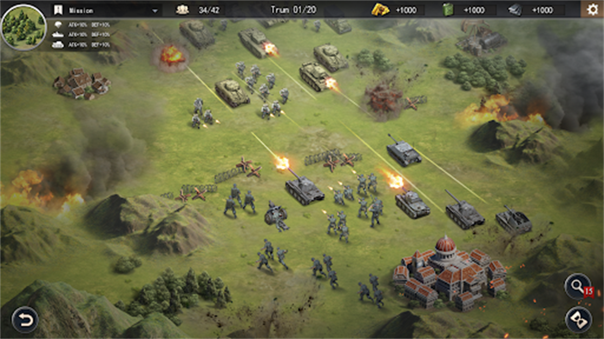 World War 2: Strategy Games Game Screenshot
