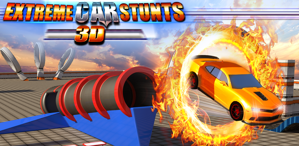 Banner of Extreme Car Stunts 3D 