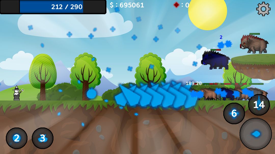 위자드 키우기 screenshot game