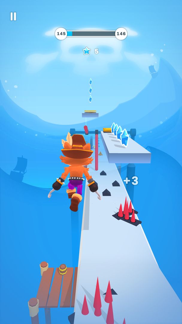 Screenshot of Pixel Rush - Obstacle Course