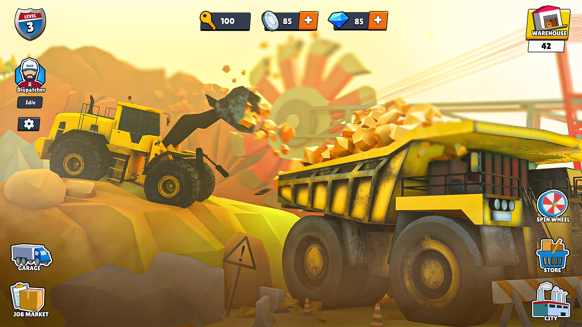 Truckrise: US Truck Empire Game Screenshot