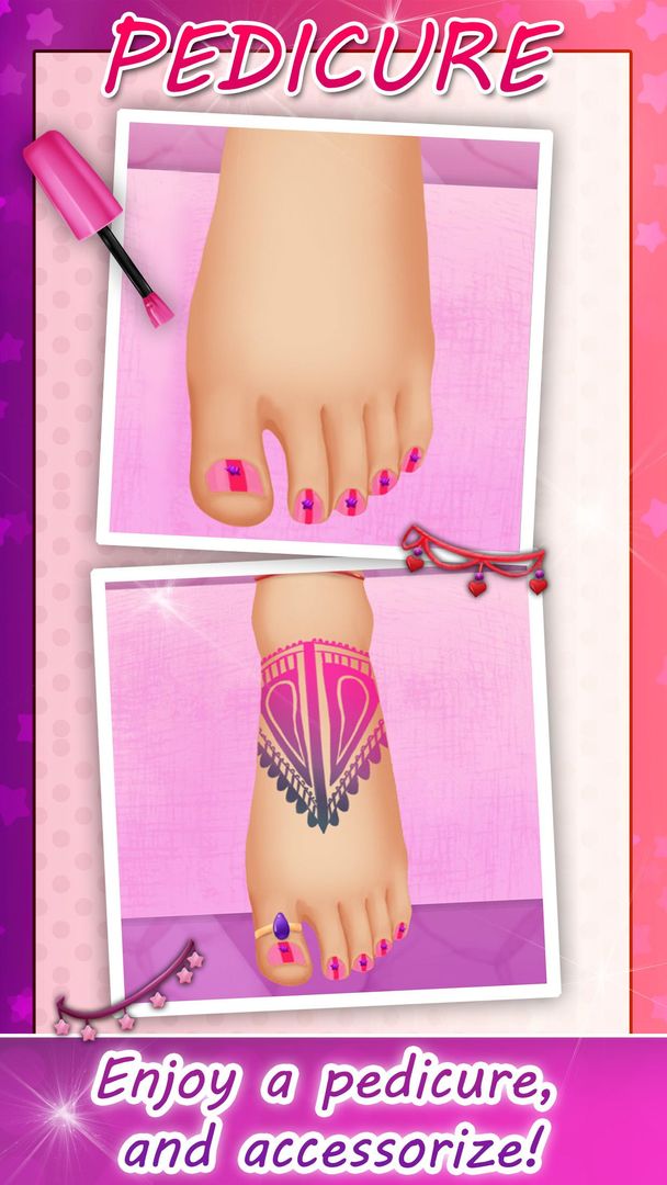 Screenshot of Zoey's Party Salon - Nails, Makeup, Spa & Dress Up