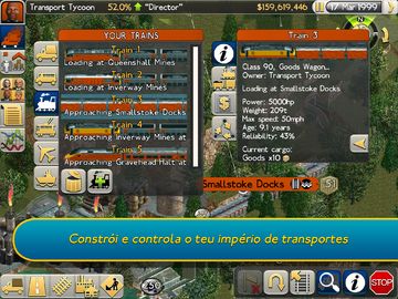 Captura de Tela do Jogo Transport Tycoon