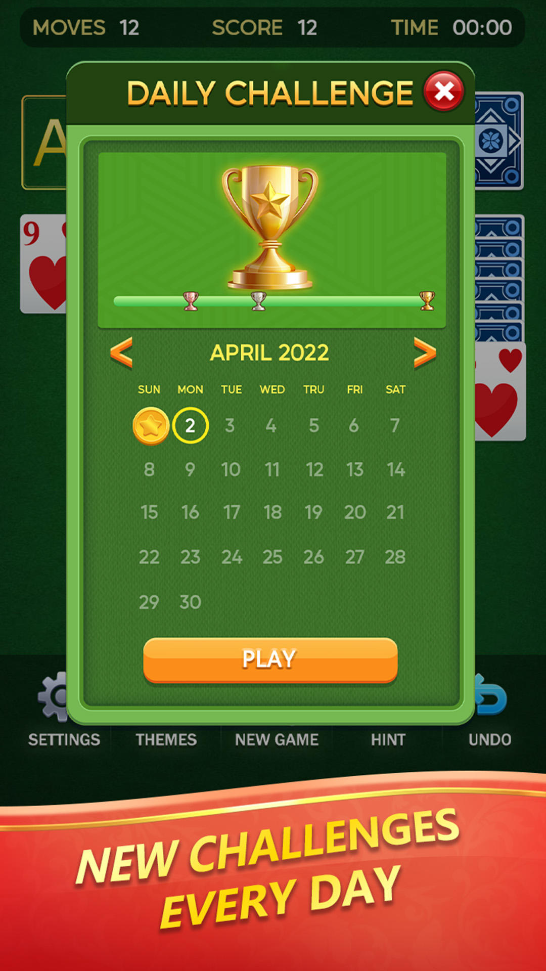 Solitaire ภาพหน้าจอเกม