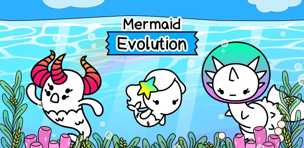 Banner of Mermaid Evolution: ហ្គេមបញ្ចូលគ្នា 1.0.41