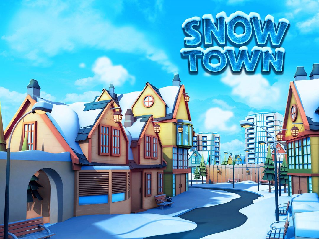 Snow Town - Ice Village City screenshot game