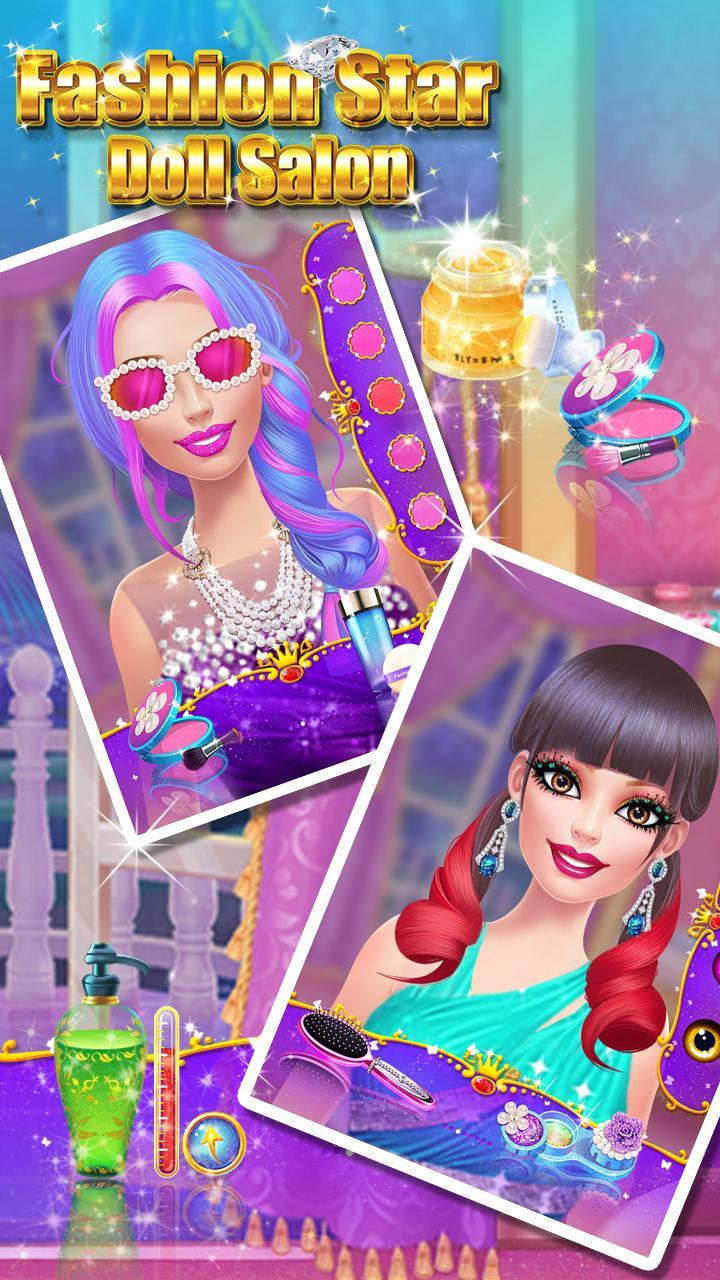Cuplikan Layar Game Doll Makeover Salon