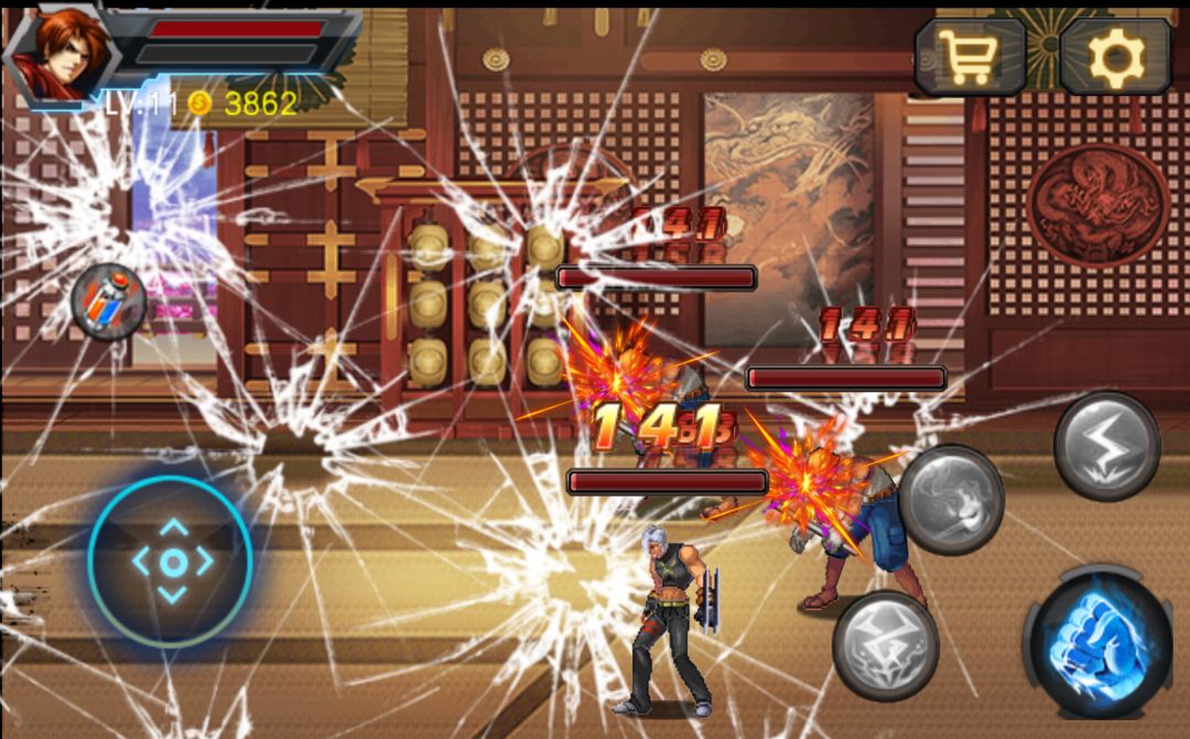 Fury Street 2-Bang form attack ภาพหน้าจอเกม