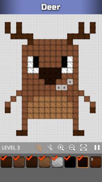 Cross-stitch : Coloring Game Screenshot