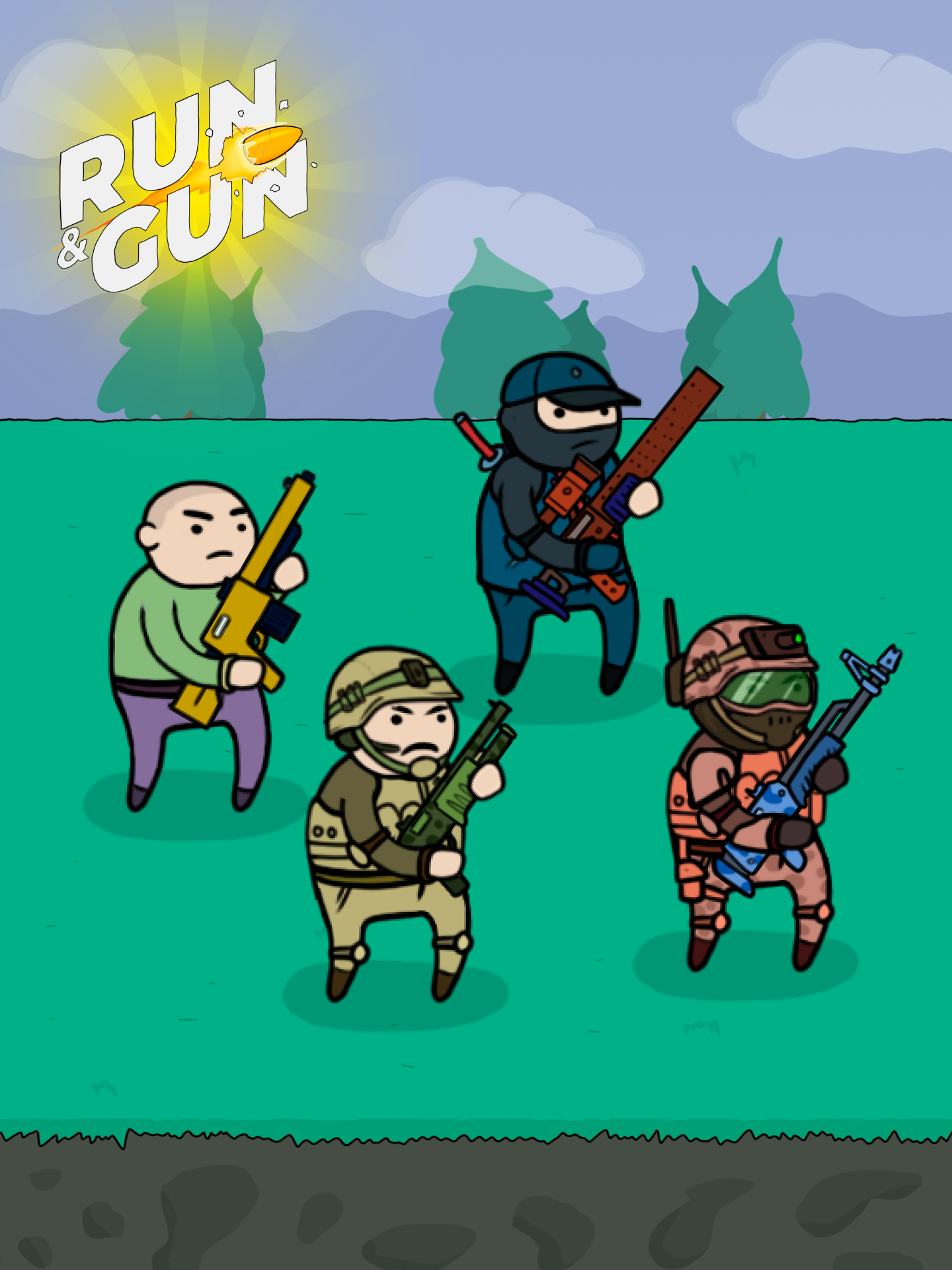 Run and Gun - king of the shooting gamesのキャプチャ