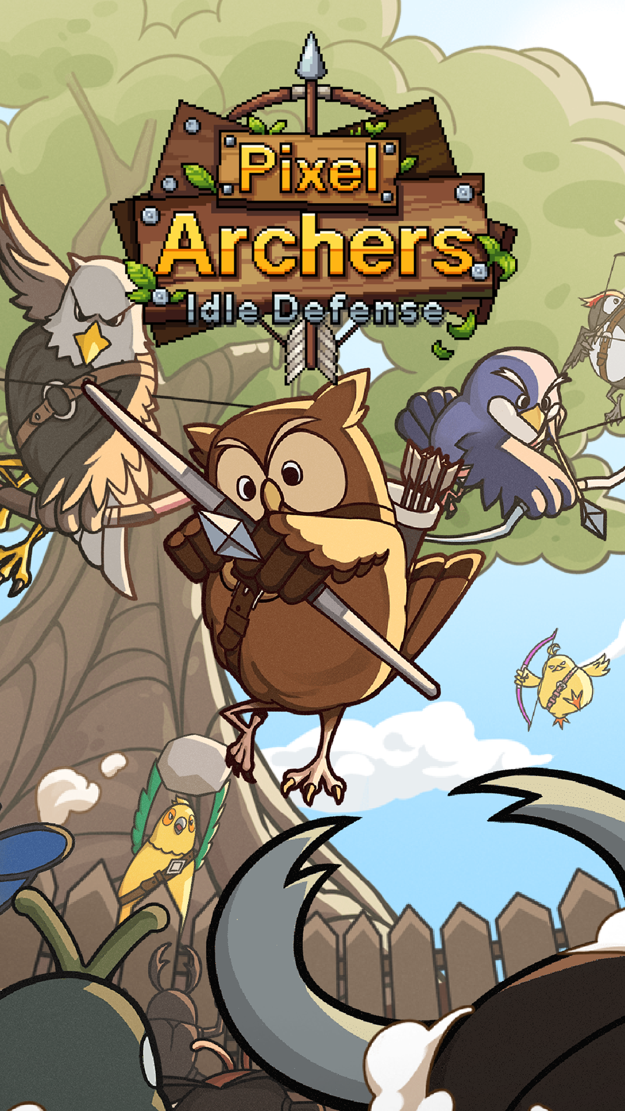 Pixel Archers: Idle Defense Game Screenshot