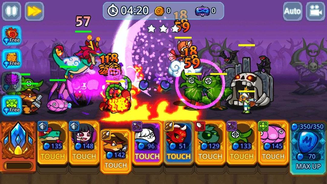 Screenshot of Monster Defense King