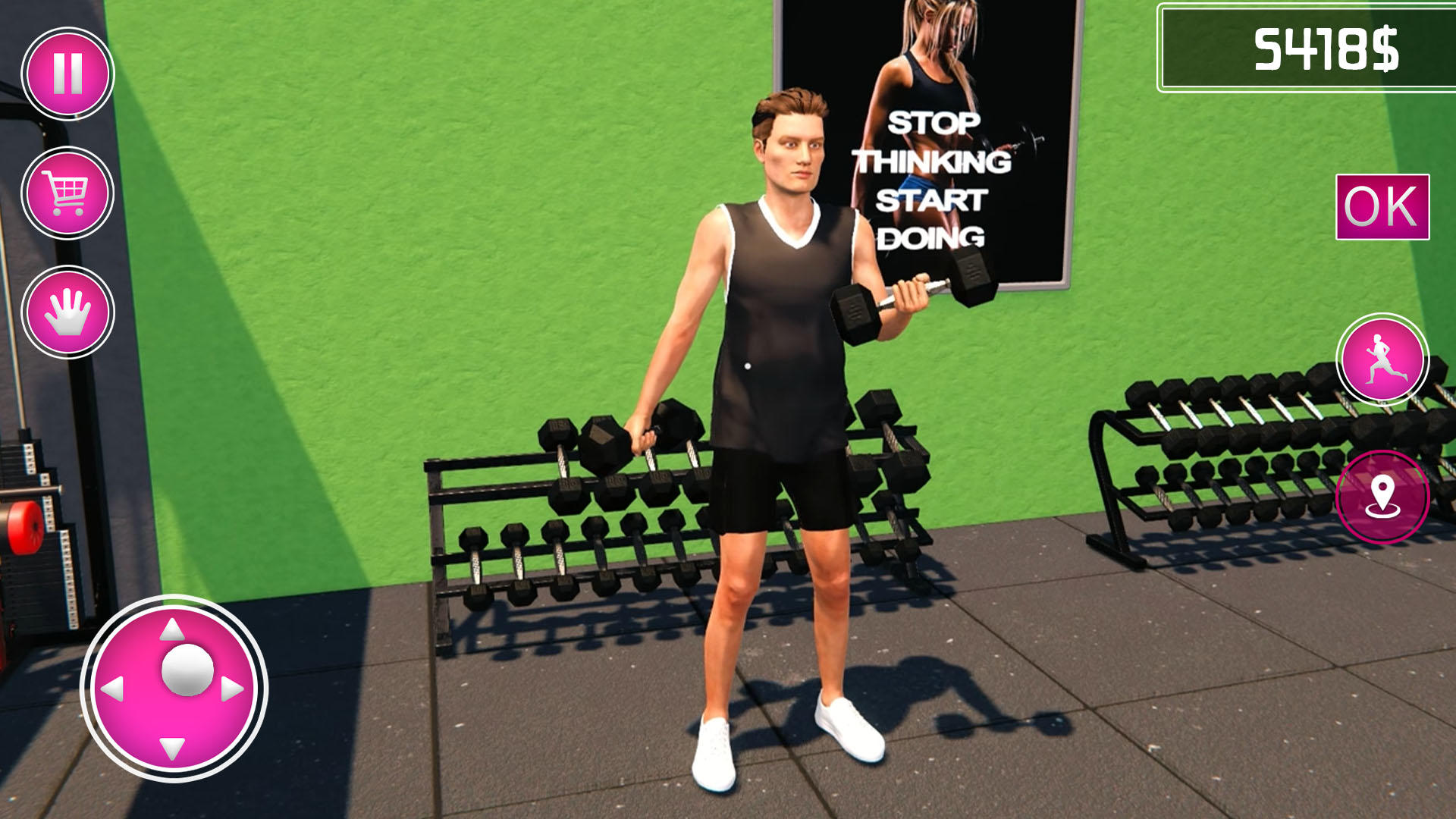 Gym Simulator 24-Fitness Games ภาพหน้าจอเกม