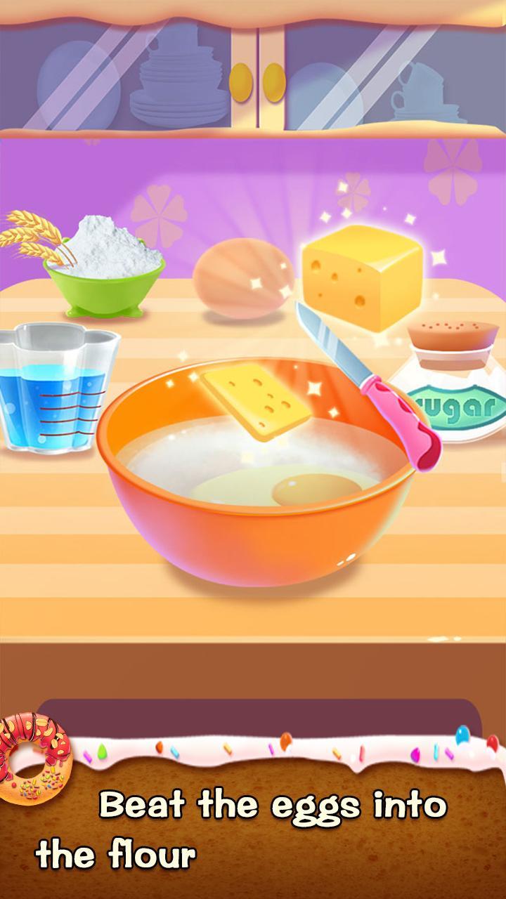 Cuplikan Layar Game Make Donut: Cooking Game