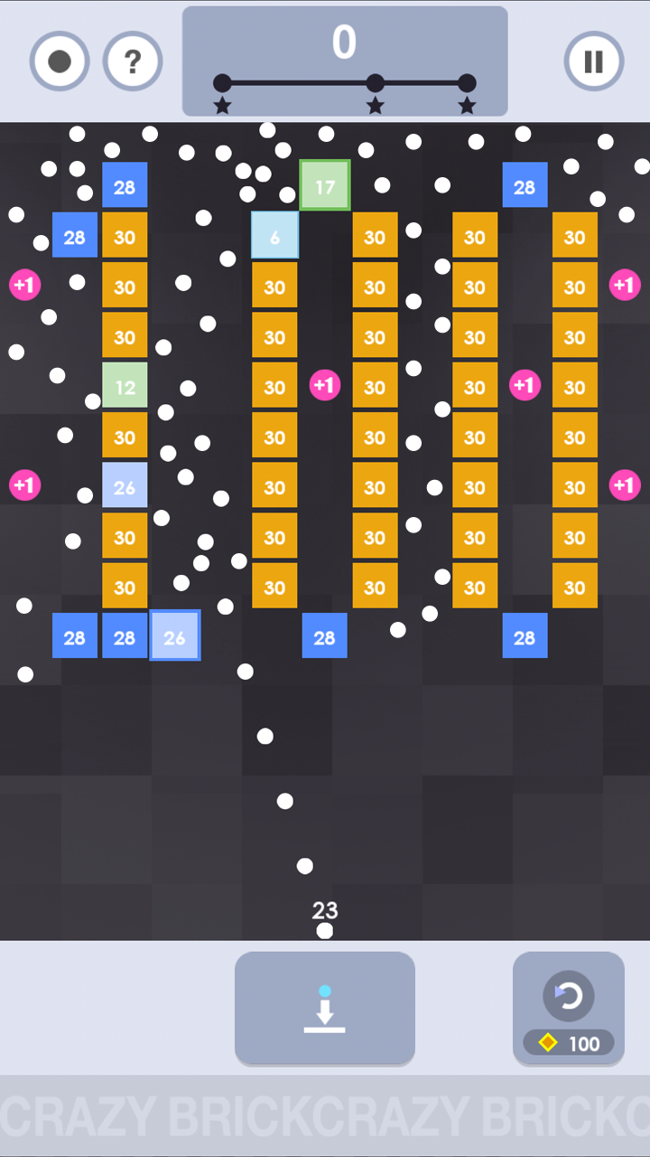 Crazy Brick Game Screenshot