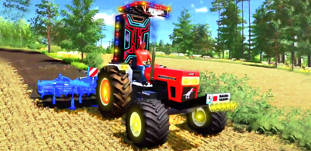 Banner of Indian Tractor Farming Game 3D 1.0