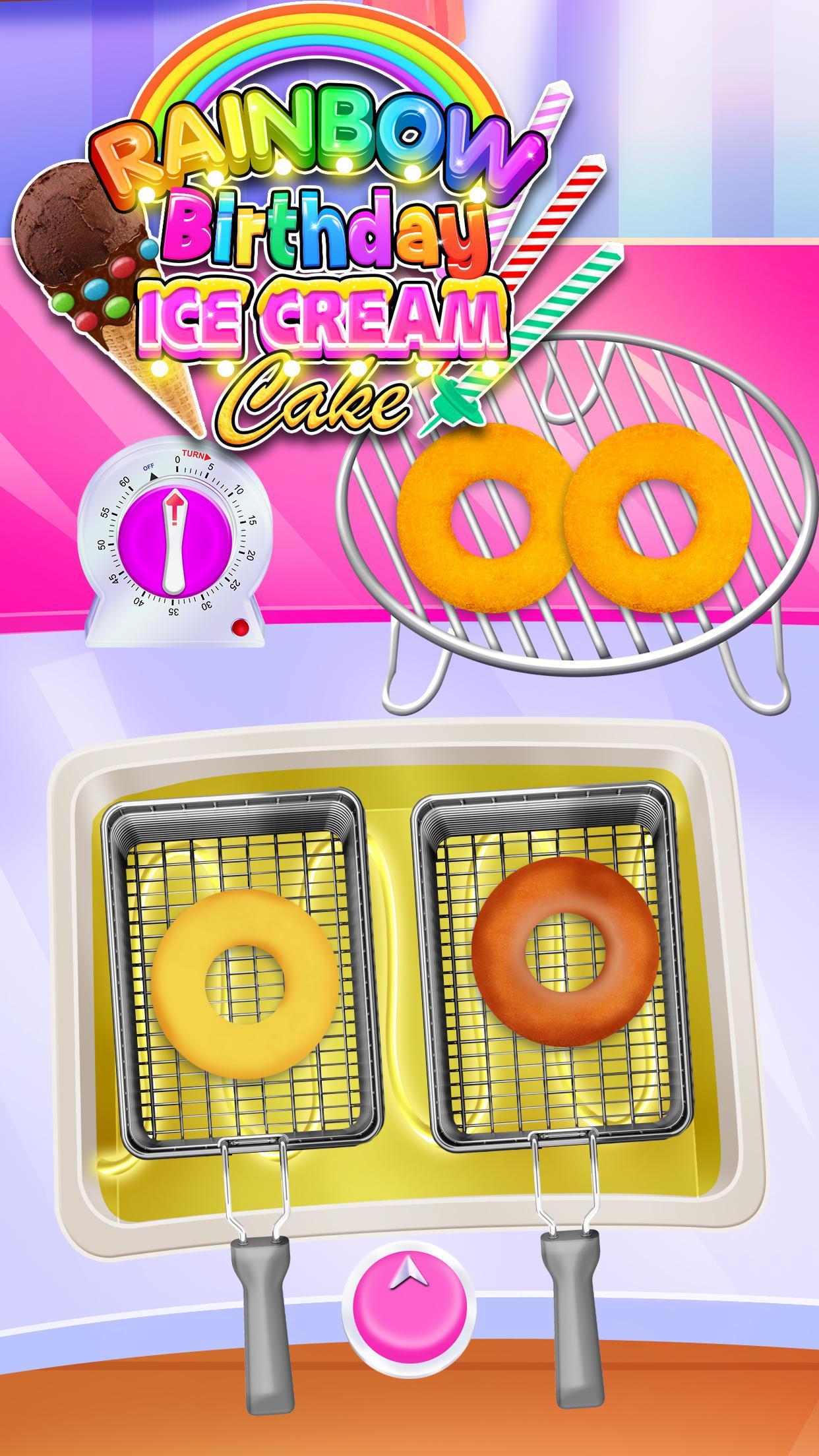 Rainbow Glitter Birthday Cakes 게임 스크린샷