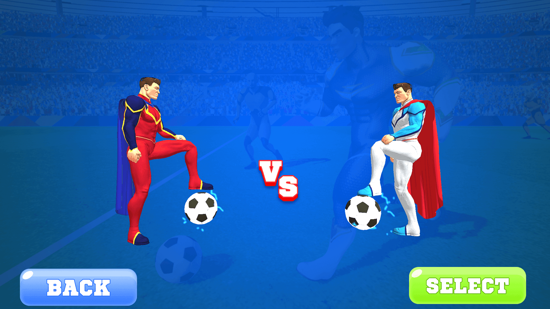 Football Superhero Soccer Game ภาพหน้าจอเกม