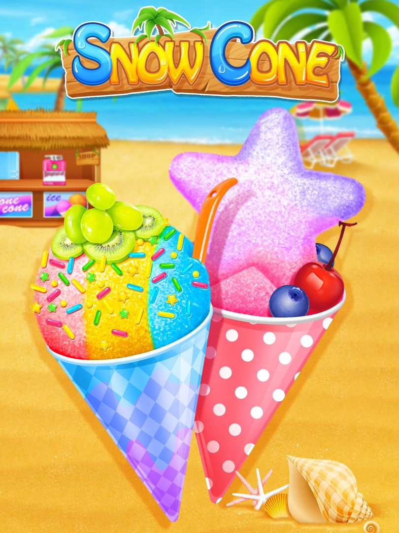 Summer Icy Snow Cone Maker 게임 스크린 샷