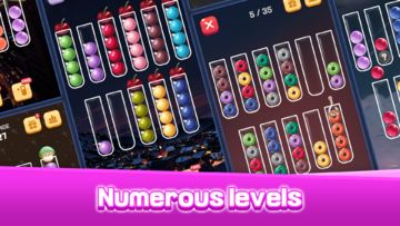 Sorting Ball Quiz Game Screenshot