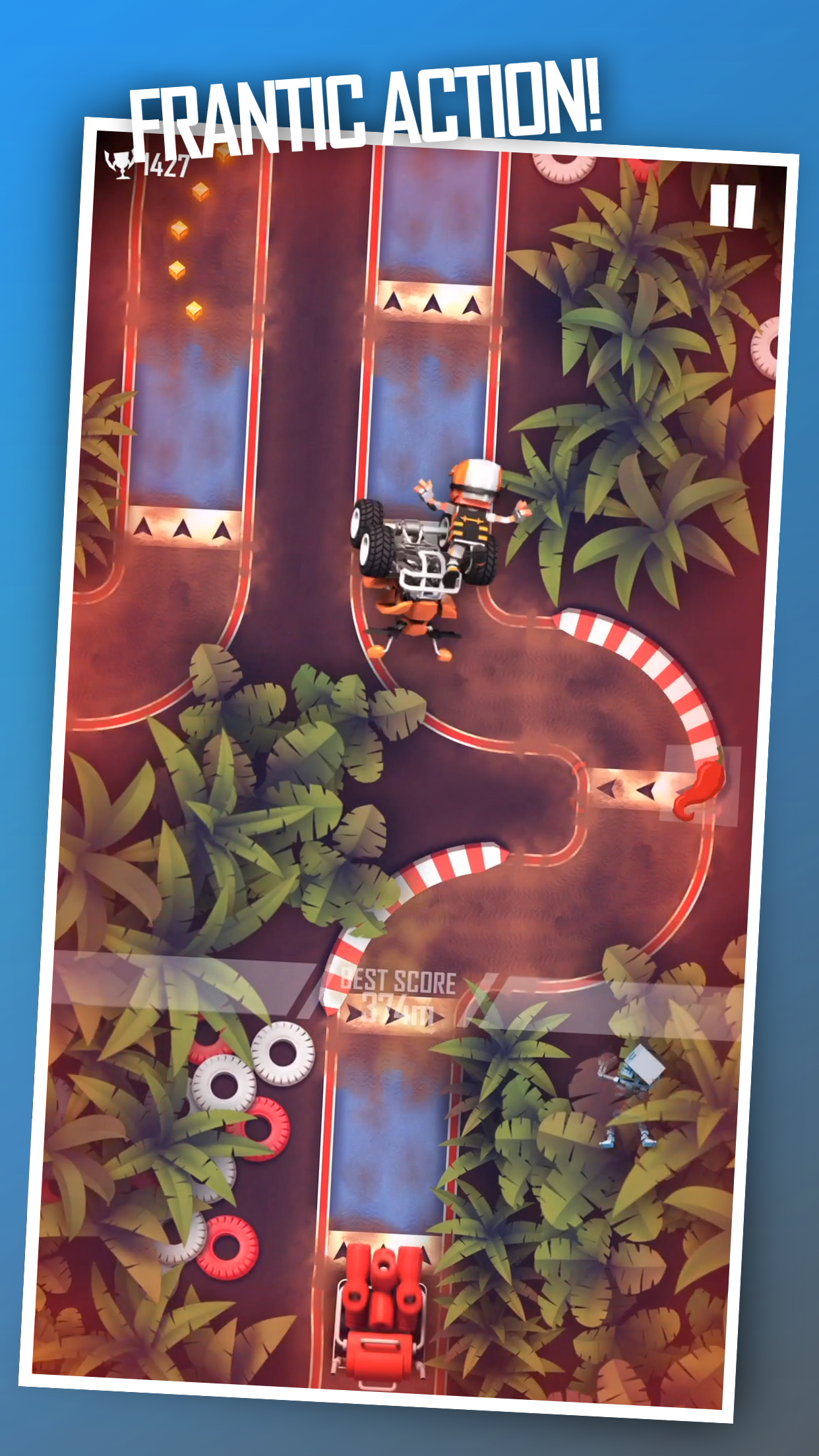 Flick Champions VS: Quad Bikes Game Screenshot