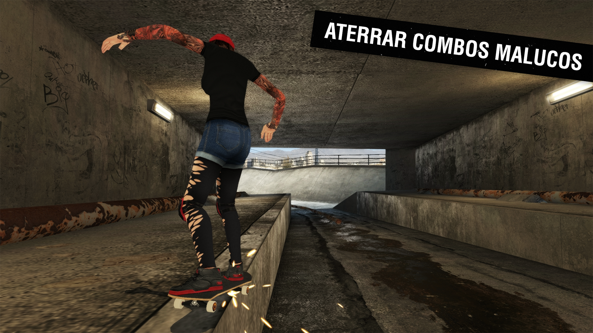 Captura de Tela do Jogo Skateboard Party 3 Pro
